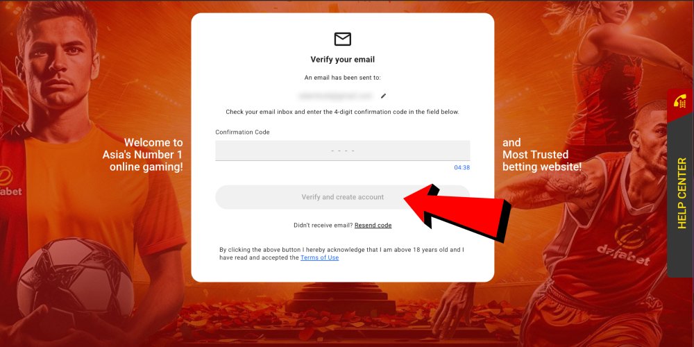 verify and complete registration